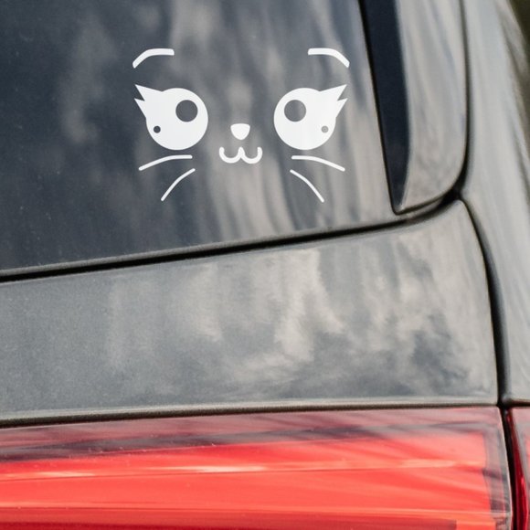 2x Cute kitten gas tank cover decals - Picture 3 of 3